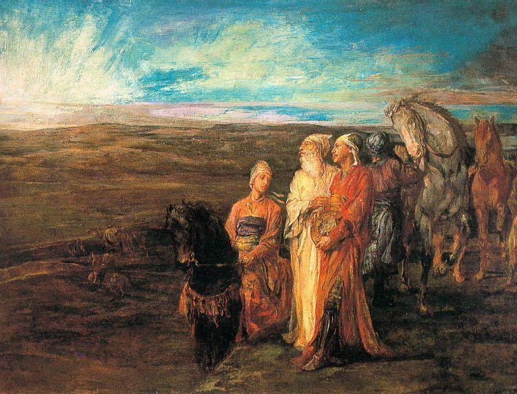 John La Farge Halt of the Wise Men France oil painting art
